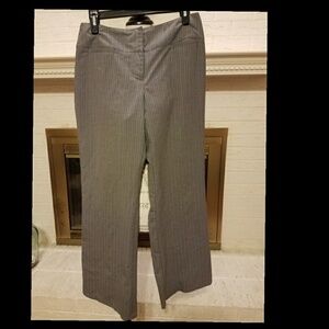 2/$20 NY & Company Gray Pinstripe Pants Slacks 6